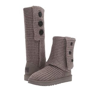 Ugg Grey Sweater Boots